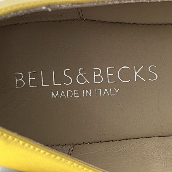 Bells & Becks Womens The Emma Yellow Square Toe Ballet Flats Slip On Casual 40.5 - Picture 15 of 16